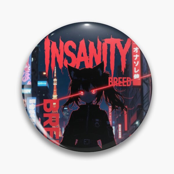 Item preview, INSANITYBREED - Cyber Night Raid: The Crimson Eyes (AI Art) designed and sold by INSANITYBREED.