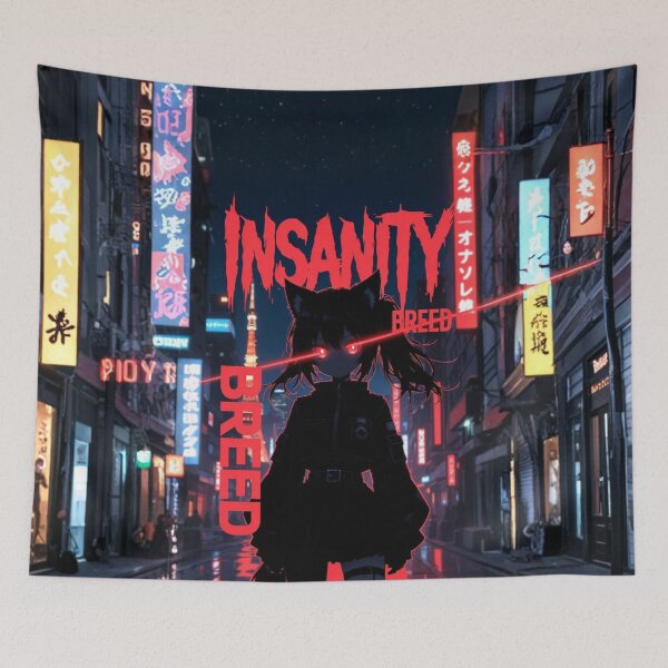 Item preview, INSANITYBREED - Cyber Night Raid: The Crimson Eyes (AI Art) designed and sold by INSANITYBREED.