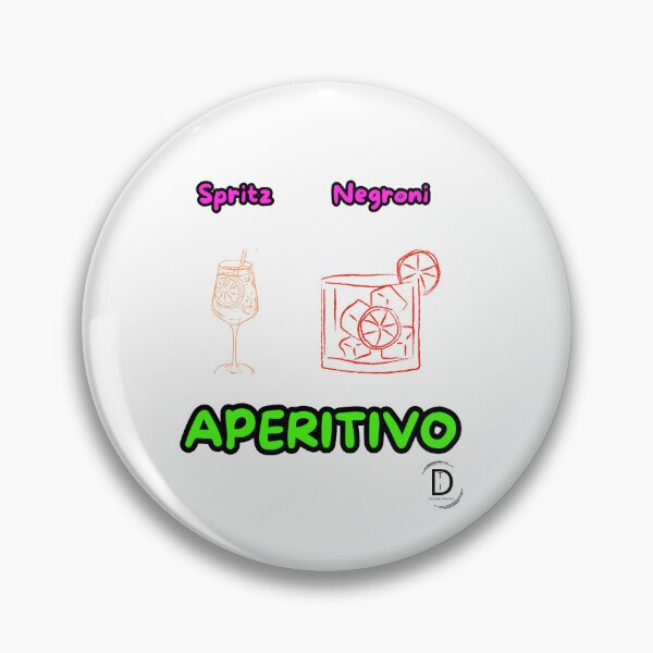 Item preview, El dilema italiano: Spritz o Negroni Aperitivo Neon Pop designed and sold by TheItaliandilemma.