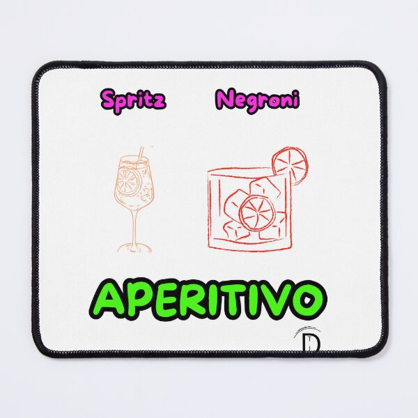 Item preview, The Italian Dilemma - Spritz or Negroni Aperitivo Neon Pop designed and sold by TheItaliandilemma.