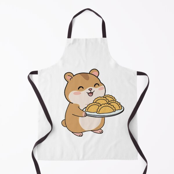 Item preview, Cute Hamster with holi snacks-Kawaii Food Lover Cartoon Sticker designed and sold by pn_terest.