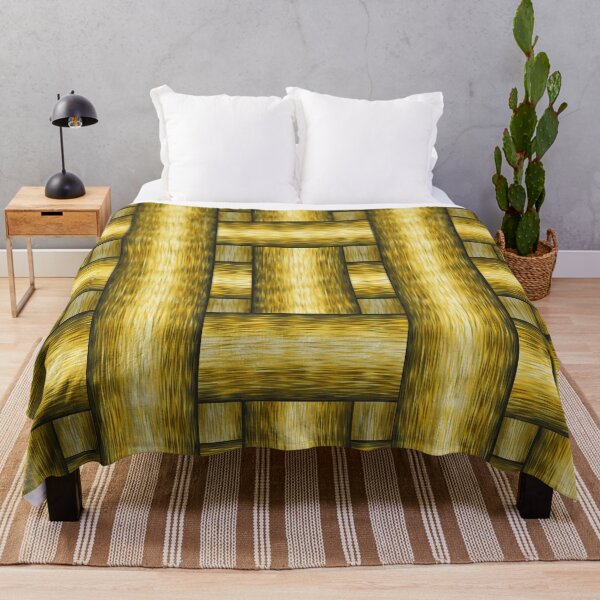 Item preview, Abstract pattern of yellow fibers designed and sold by Cherevan.