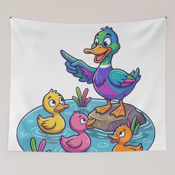 Item preview, Duck family designed and sold by PP&RAINBOW SHOP.