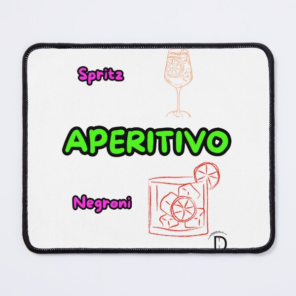 Item preview, The Italian Dilemma - Spritz or Negroni Aperitivo Neon Pop designed and sold by TheItaliandilemma.