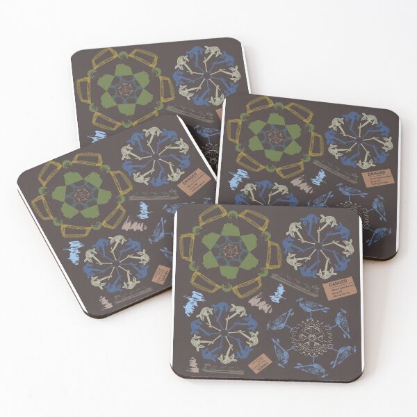 Item preview, Duluth Scatter on Dark Brown designed and sold by Digitalmyth's Designs.