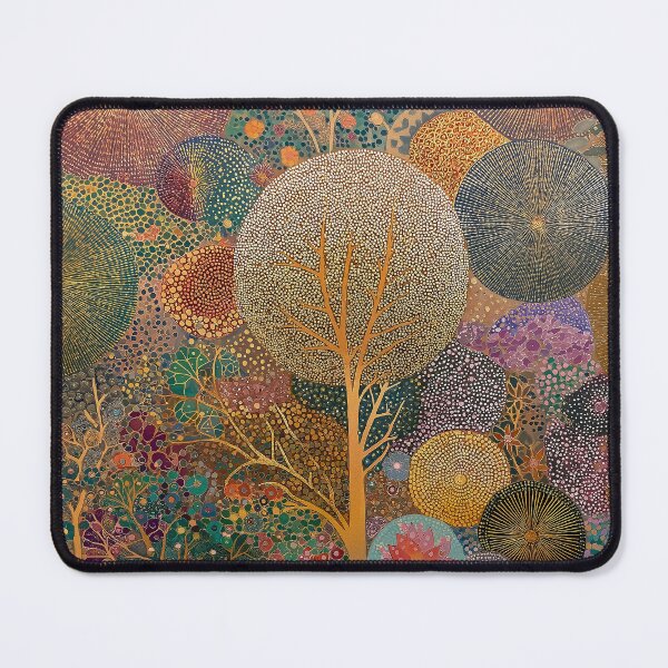 Item preview, Floral Golden Woodland Landscape designed and sold by Neika Shimm Designs.