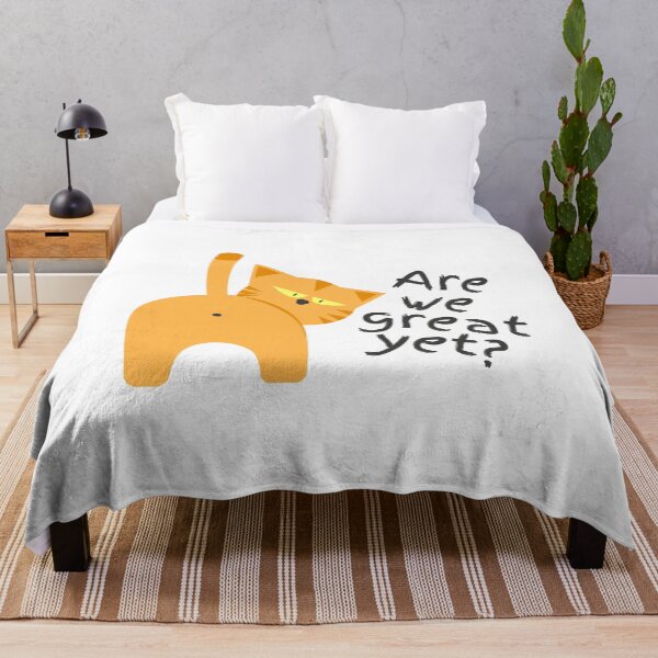Item preview, Anti Trump Sarcastic Funny Cat Are We Great Yet Quote designed and sold by Artycom.