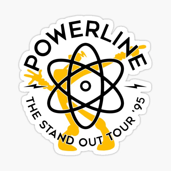 Item preview, Powerline - Black Tour Logo designed and sold by BelvedereAve.