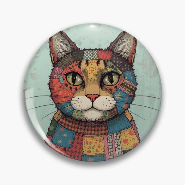 Item preview,  Abstract Cat Sticker, Animal Magnet  designed and sold by colorleafz.