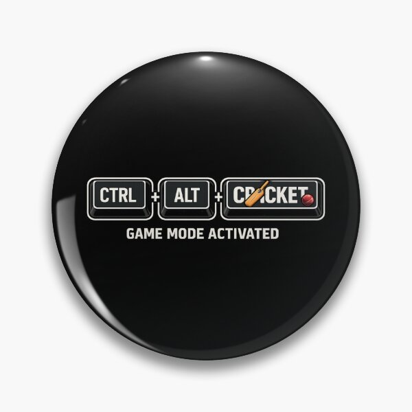 Item preview, Ctrl Alt Cricket – Game Mode Activated Funny Cricket Gamer T-Shirt | Cricket Lover Tech Humor Design designed and sold by warlistop.