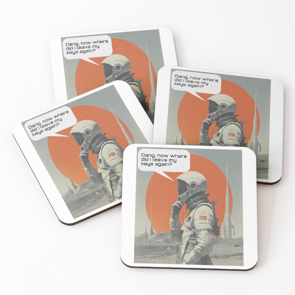 Item preview, Retro Space Oops: Astronaut Locked Out on Mars designed and sold by Ignorant-Artist.