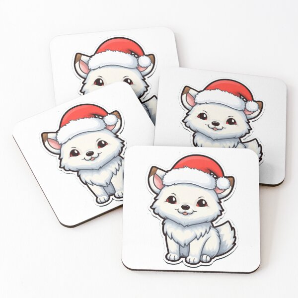 Item preview, Christmas Fox Sticker designed and sold by Solace Sparkles.