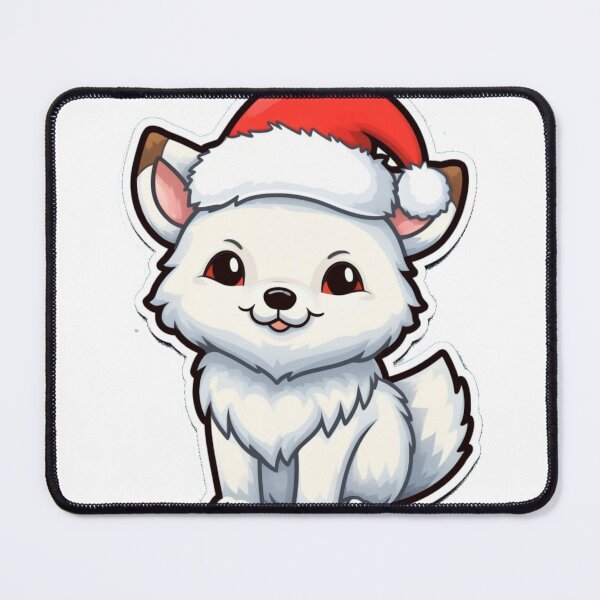 Item preview, Christmas Fox Sticker designed and sold by Solace Sparkles.