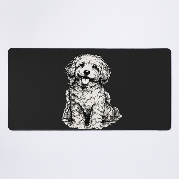Item preview, Scribble Goldendoodle Abstract Art Sketch Minimalist Dog designed and sold by erozzz.