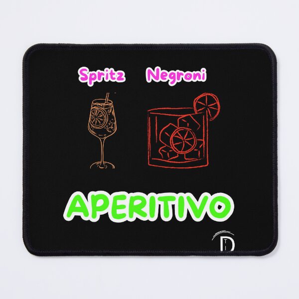 Item preview, The Italian Dilemma - Spritz or Negroni Aperitivo Neon Pop designed and sold by TheItaliandilemma.