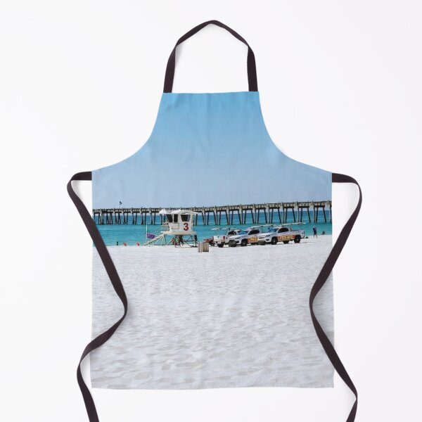 Item preview, Summer Day on the Beach: Lifeguard Station and Long Pier designed and sold by Willy1919.