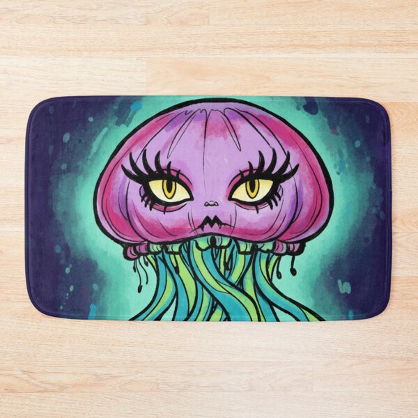 Item preview, Jellyfish Neon Kawaii Psychedelic – Fantasy Marine Art designed and sold by HeyHas.