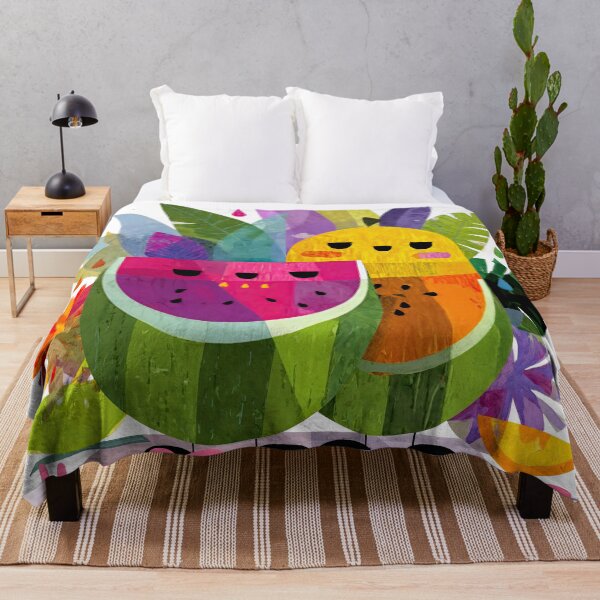 Item preview, Happy Watermelons – Cheerful Fruit Friends designed and sold by ForeverPrintsOK.