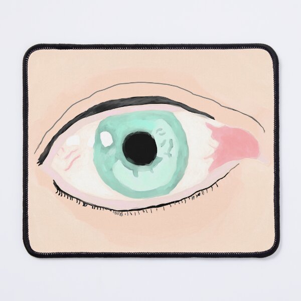 Item preview, Mint Green Eye Study Digital Art Illustration designed and sold by Najomiartstudio.