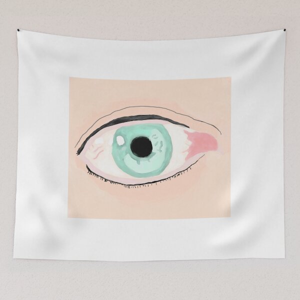 Item preview, Mint Green Eye Study Digital Art Illustration designed and sold by Najomiartstudio.