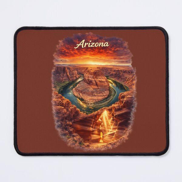 Item preview, Arizona Horseshoe Bend & Antelope Canyon Travel Sticker – Southwest Desert Landscape designed and sold by SamEmbersLiving.