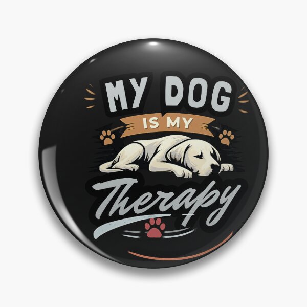 Item preview, My Dog Is My Therapy– Emotional Support Dog Lover Graphic designed and sold by AdicretorDesign.