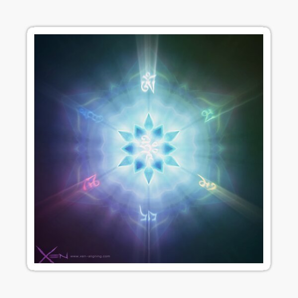 Jewel in the Lotus Sticker