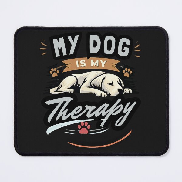 Item preview, My Dog Is My Therapy– Emotional Support Dog Lover Graphic designed and sold by AdicretorDesign.