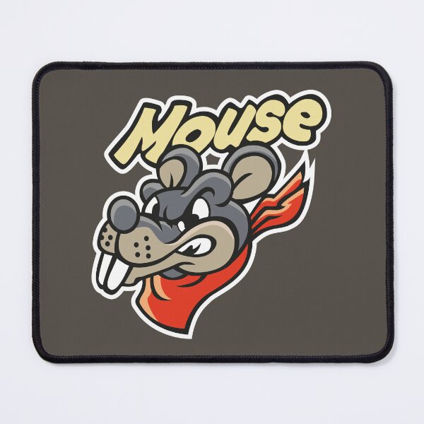 Item preview, Angry Mouse Face – Funny Furious Rodent Design designed and sold by MerlinWear.