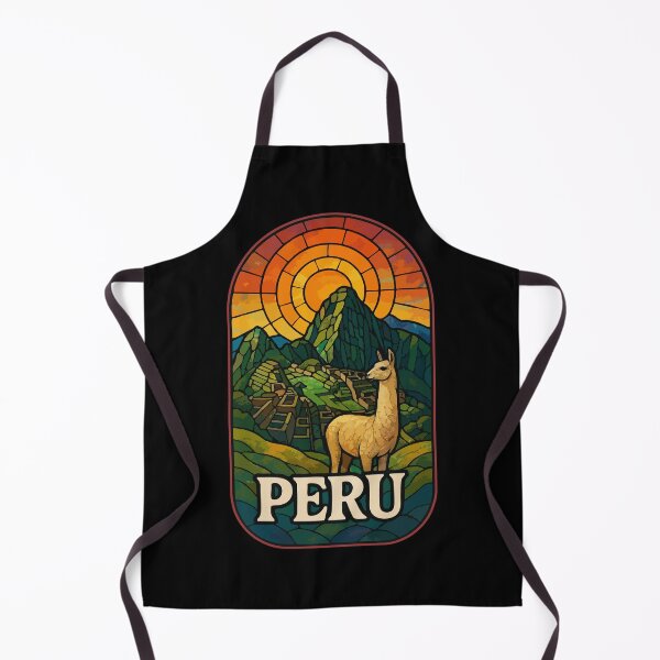 Item preview, Peru Llama Stained Glass Art Travel designed and sold by TomFrontierArt.