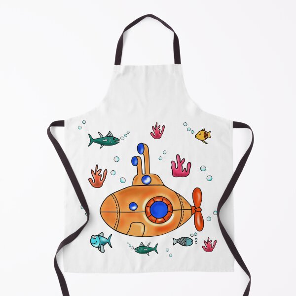 Item preview, Tropical Fish And Submarine designed and sold by Sartoris Art.