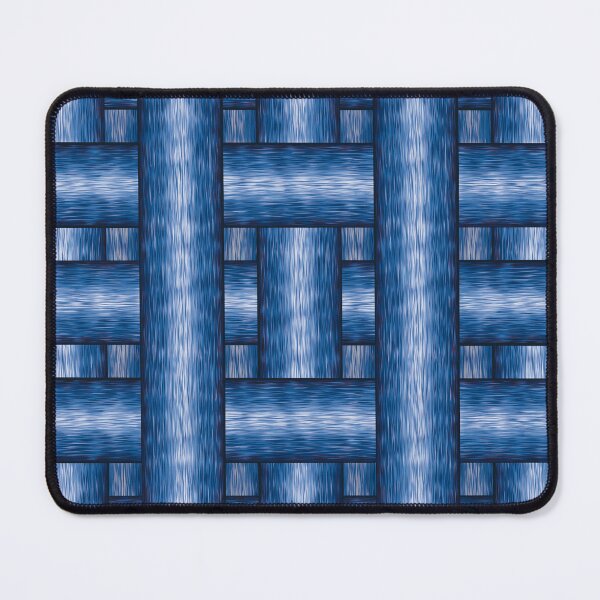 Item preview, Abstract pattern of blue fibers designed and sold by Cherevan.