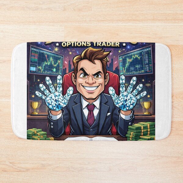 Item preview, Diamond Hands Options Trader – Stock Market Trading Meme designed and sold by VolatilityEdge.