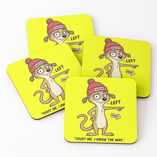 Item preview, MaxiBAM Mischievous Meerkat - Trust Me I Know The Way designed and sold by mAXiBoOM.
