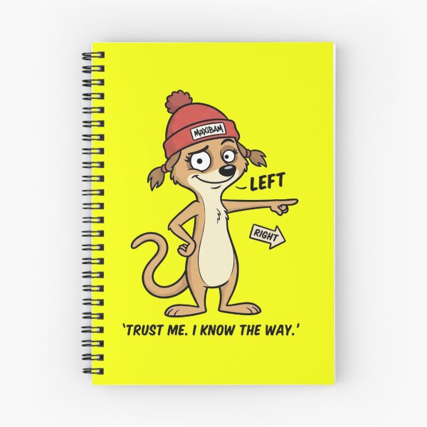Item preview, MaxiBAM Mischievous Meerkat - Trust Me I Know The Way designed and sold by mAXiBoOM.