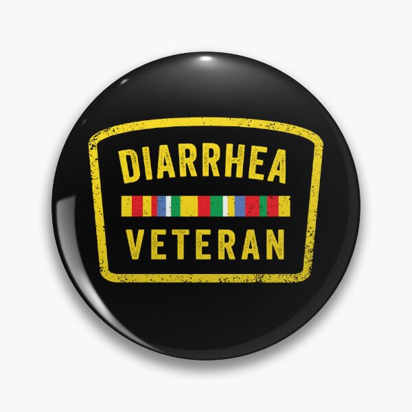 Item preview, Diarrhea veteran - Toilet humour  designed and sold by Random Tees.