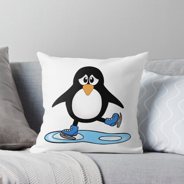 Item preview, Winter Sports Cute Skating Penguin designed and sold by Sartoris Art.