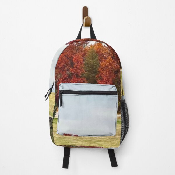 Item preview, Vibrant Crimson Autumn Forest Edge designed and sold by Willy1919.