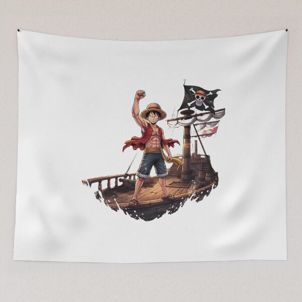 Item preview, Epic Anime Pirate Captain – Adventure Hero on Pirate Ship Sunset designed and sold by Morden-Design.
