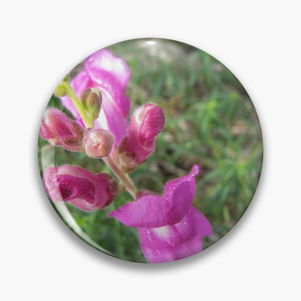 Item preview, Pink Wildflower Close-Up With Buds and Green Blurred Background designed and sold by Nmallia.