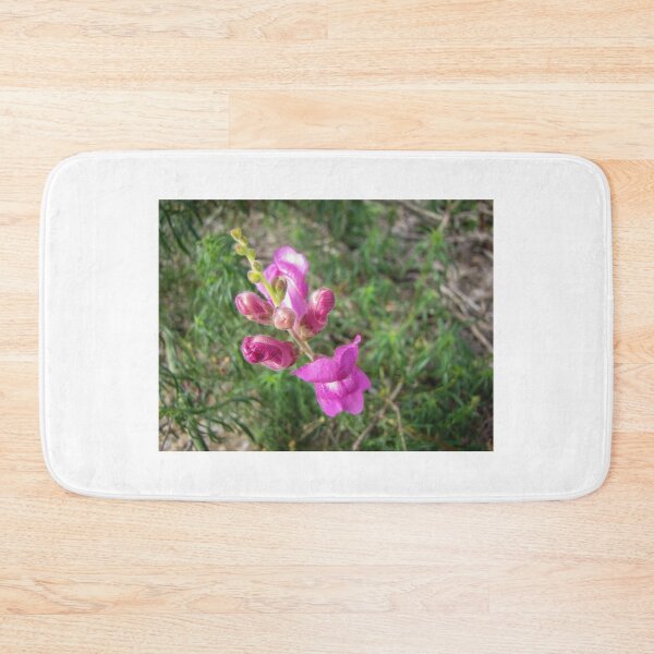 Item preview, Pink Wildflower Close-Up With Buds and Green Blurred Background designed and sold by Nmallia.
