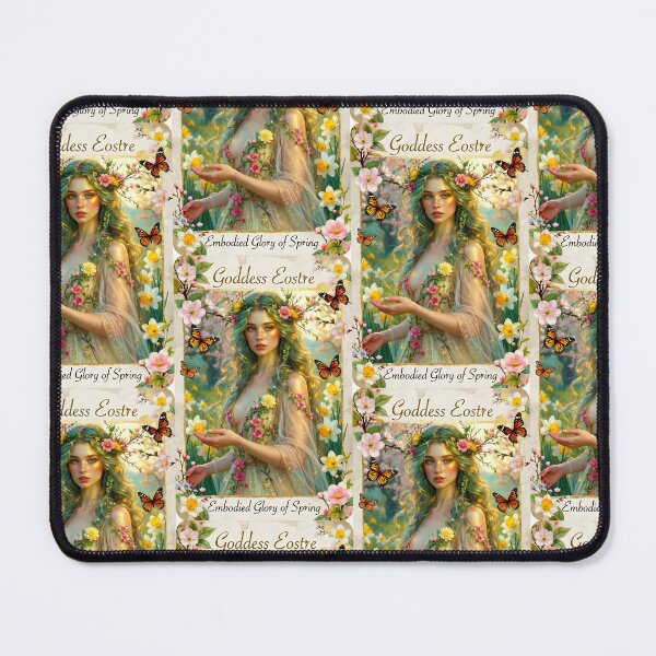Item preview, Goddess Eostre – Embodied Glory of Spring | Pagan Ostara Goddess Art designed and sold by ArizonaWitches.