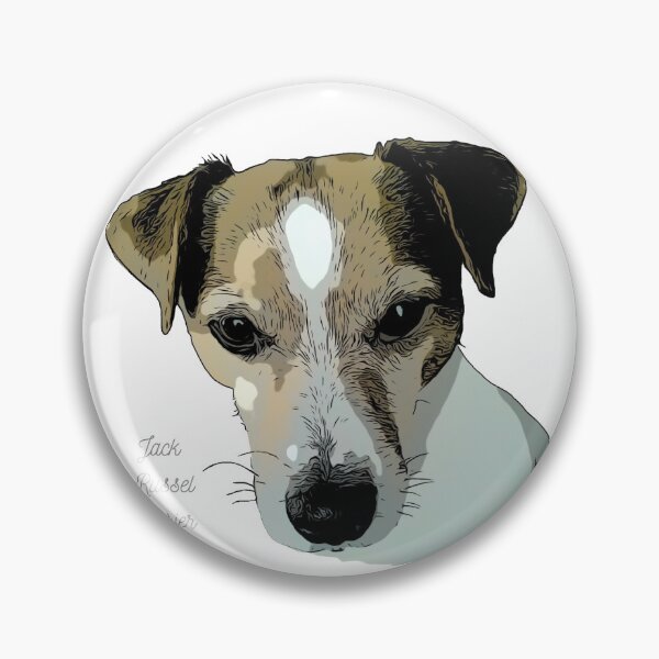 Item preview, Cute Jack Russell Terrier Drawing Art Dog designed and sold by simplysign.