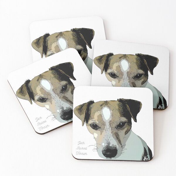 Item preview, Cute Jack Russell Terrier Drawing Art Dog designed and sold by simplysign.