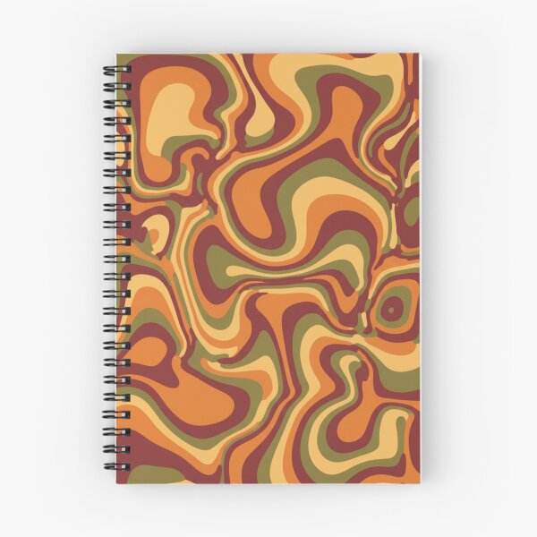 Item preview, Retro Psychedelic Flow – Wavy Seventies Pattern designed and sold by HeyHas.