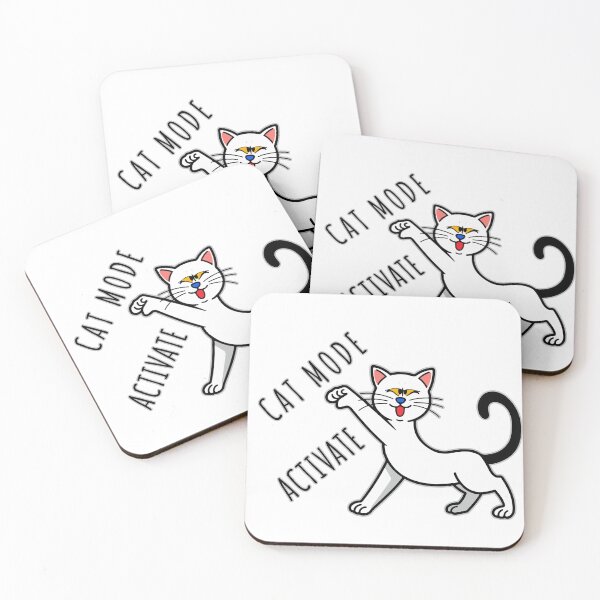 Item preview, Cat Mode Activate designed and sold by Moxie Ink Lady.