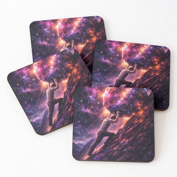 Item preview, Cosmic Struggle Galaxy Illustration designed and sold by SOMANA7.