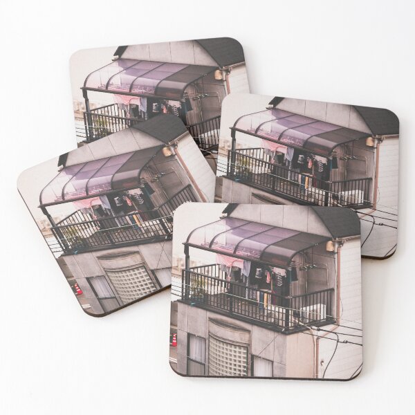 Item preview, Traditional Japanese building with purple awning designed and sold by mazatrazz.