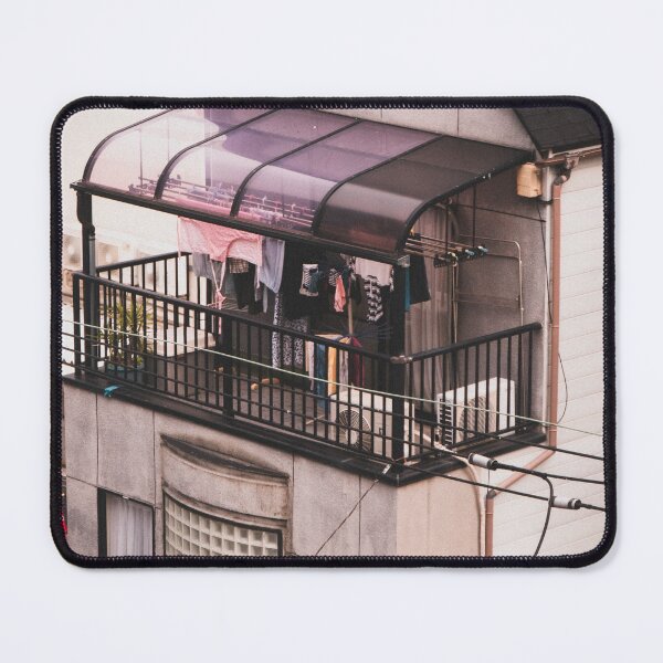 Item preview, Traditional Japanese building with purple awning designed and sold by mazatrazz.