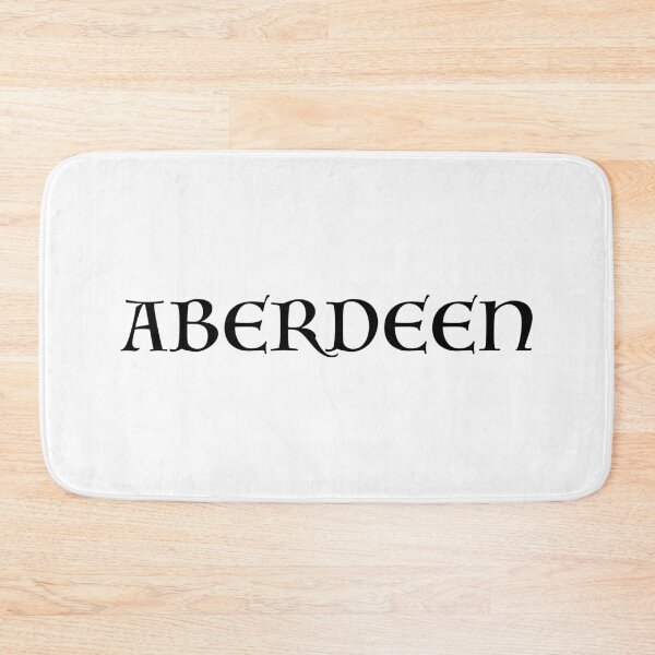 Item preview, Aberdeen old medieval style text (Black) designed and sold by STUDIO-72.